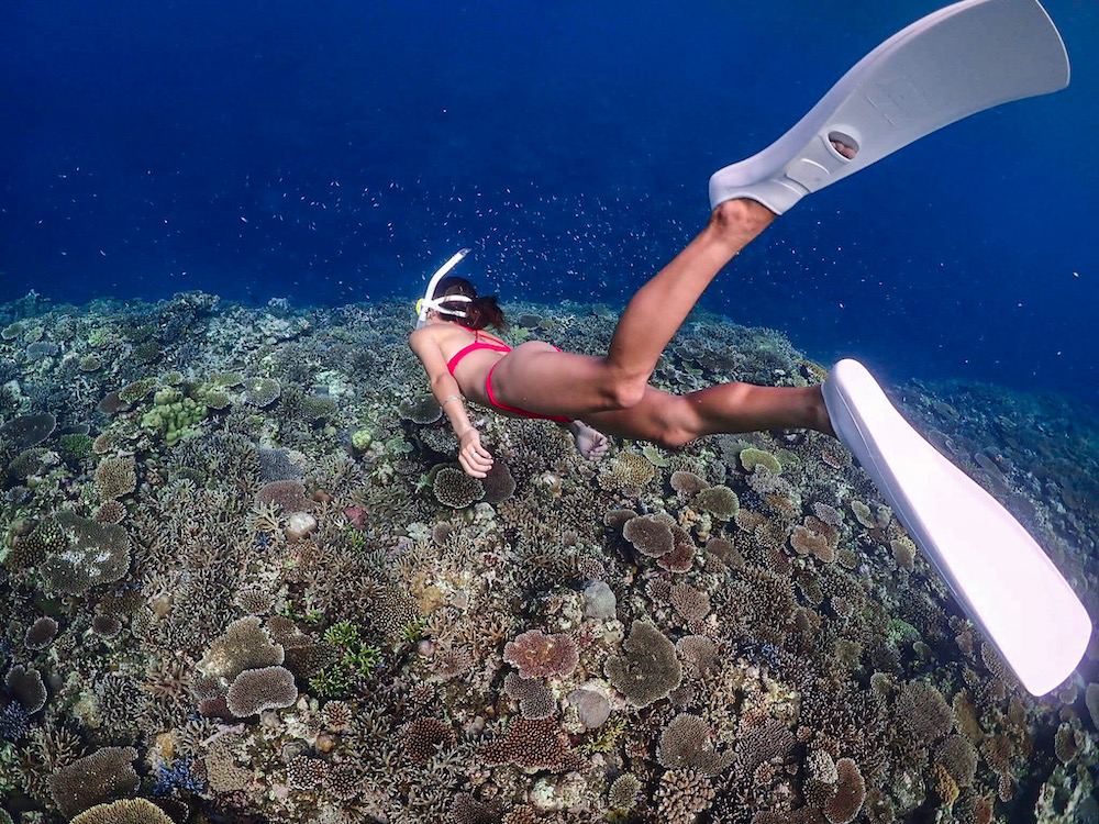 スキンダイビングの耳抜き