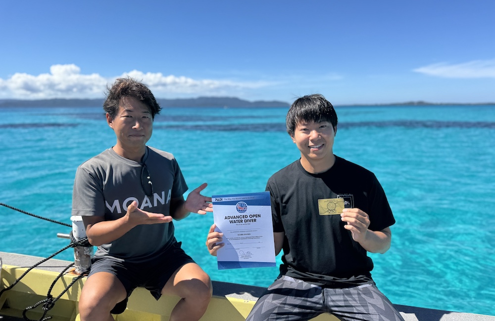 アドバンスオープンウォーターダイバー認定 MOANA石垣島