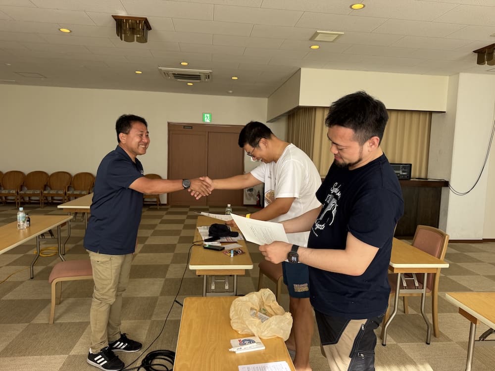 【2026年6月石垣島】PADIインストラクター試験IE合格授与式