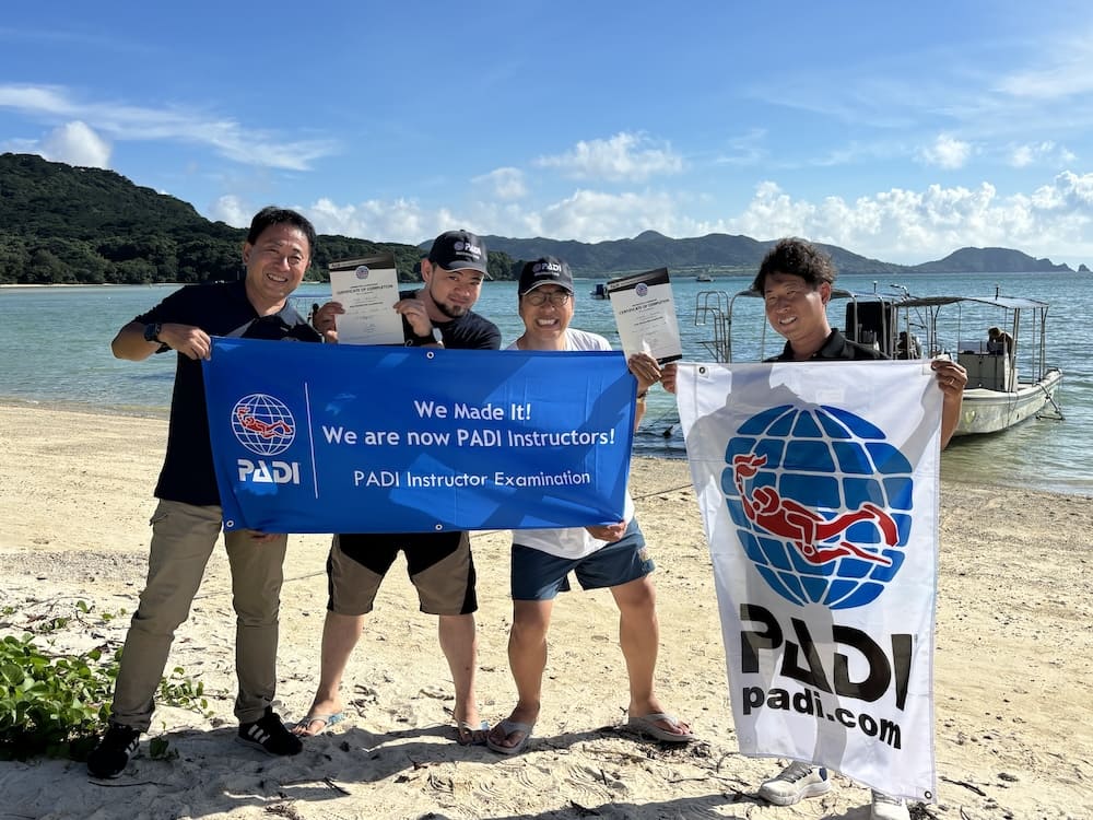 【2026年6月石垣島】PADIインストラクター試験IE合格集合写真2